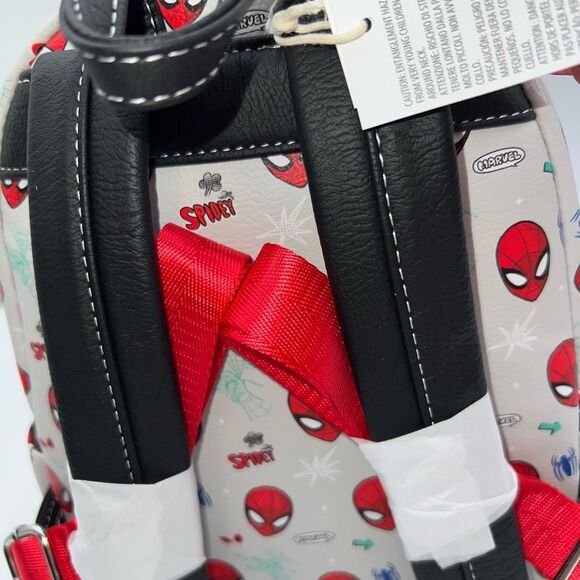 Marvel Spider-Man Gray and Red Backpack - Picture 5 of 8